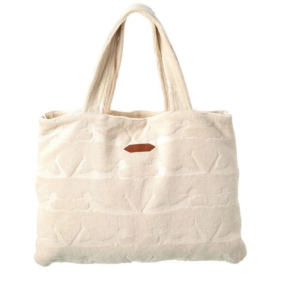 Poolside The Towel Tote, White - Picture 1 of 4